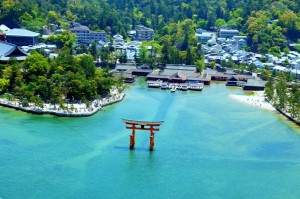 Viajes a Japon aérea Santuario Itsukushima Miyajima